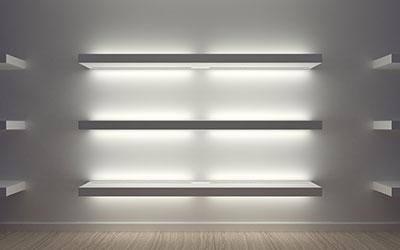 LED Lights Shelf