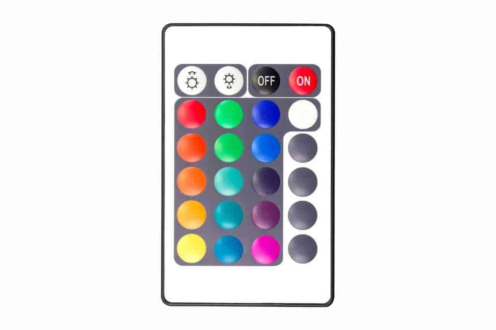 Colorful LED remote controller