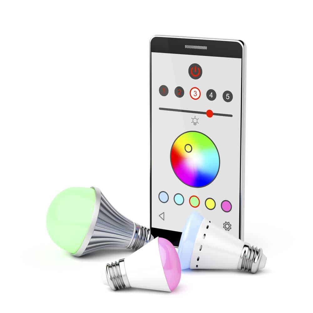 Color-changing LED light bulbs