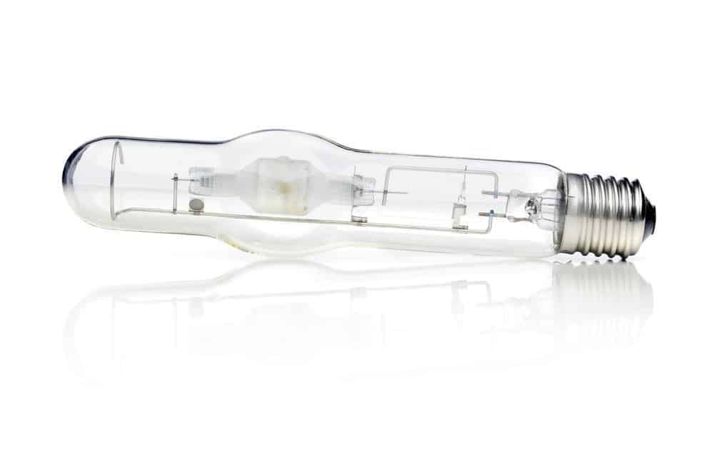 A metal halide HID lamp.