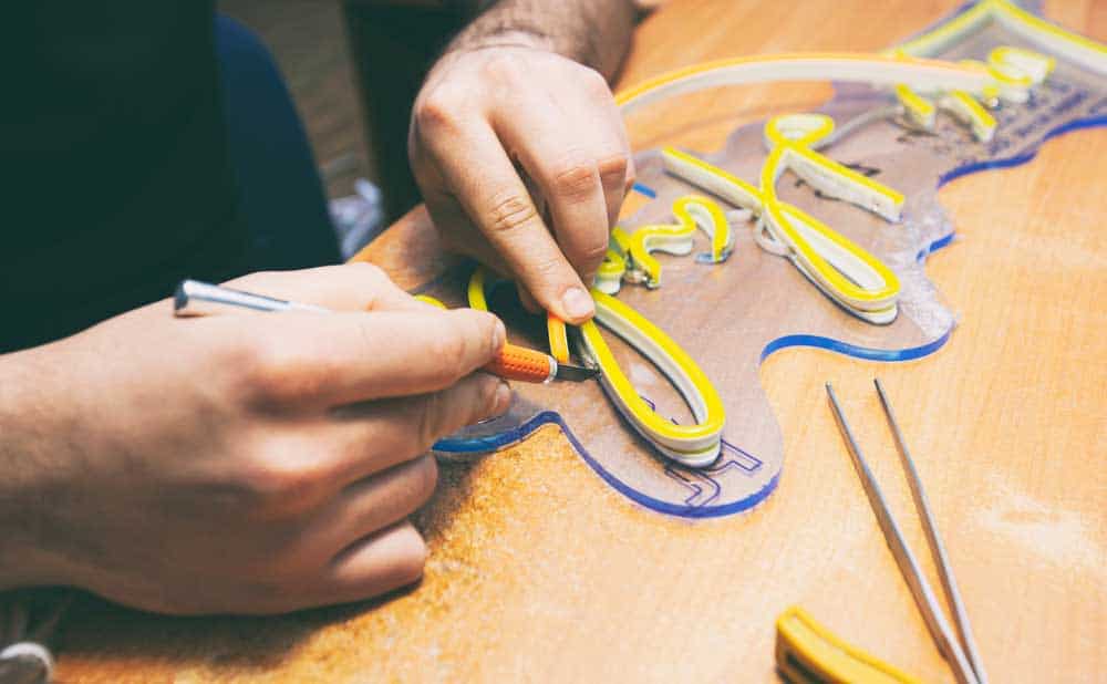 Cutting the LED Neon Strips