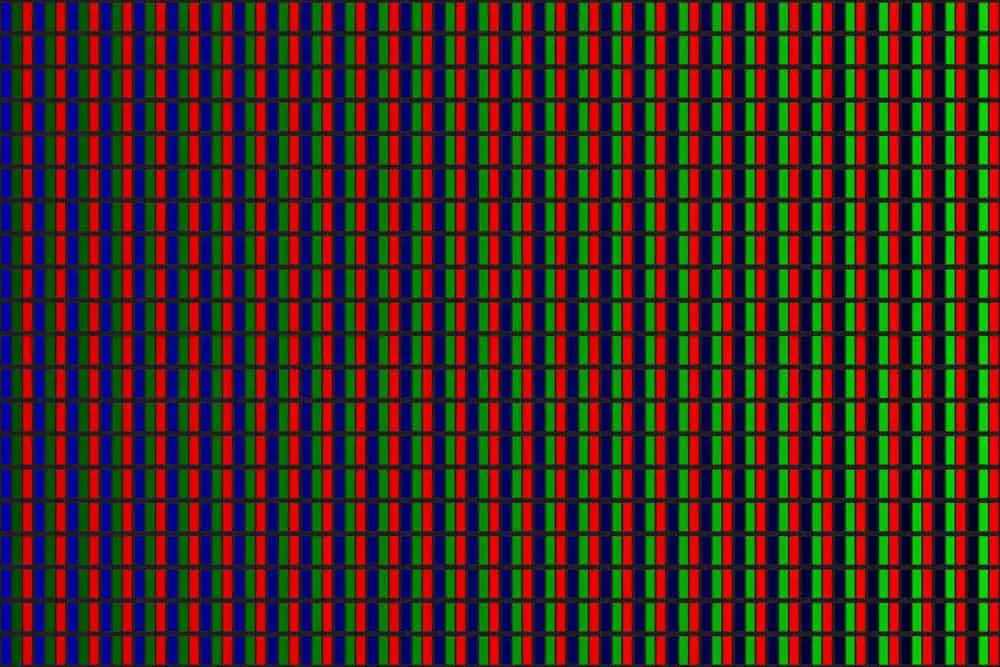 The texture of an LED screen