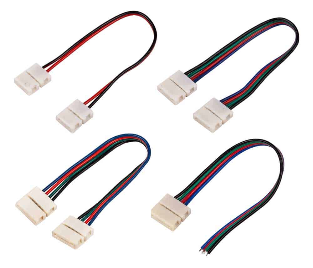 2-pin and 4-pin strip connectors