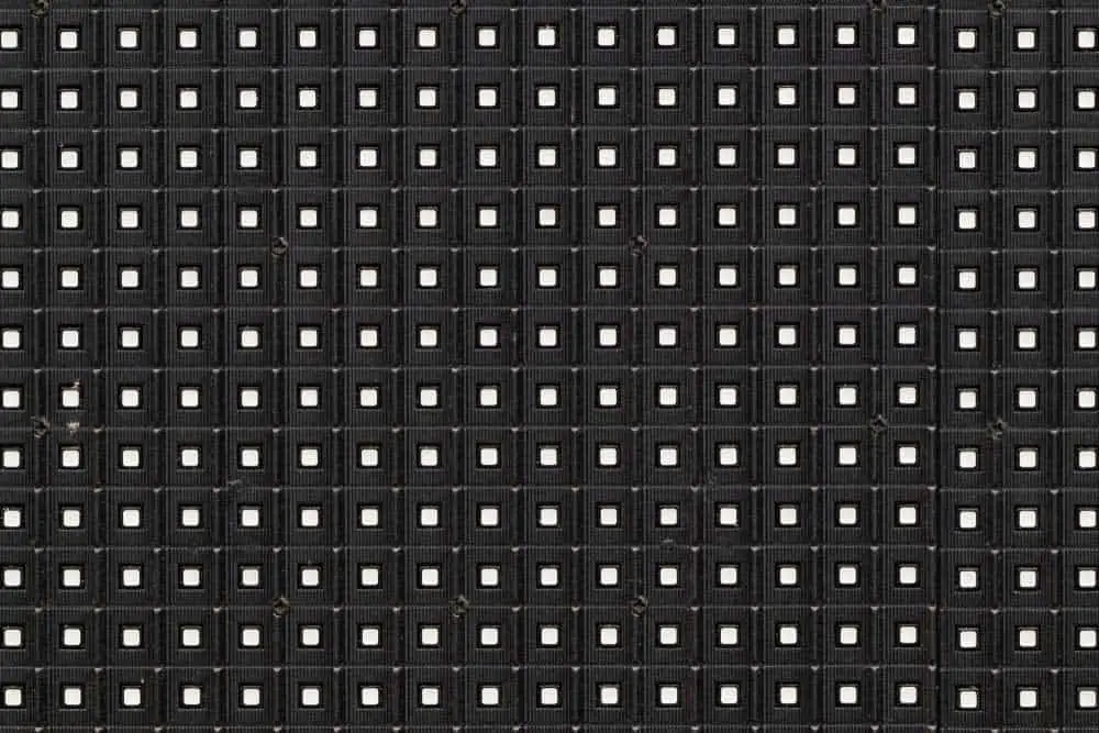 LED sign boards consist of an array of LEDs