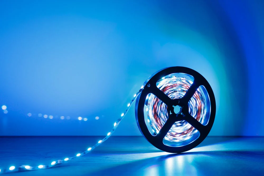 A roll of LED strip light