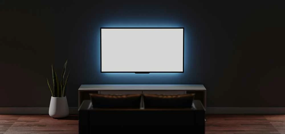 TV background wall accent
