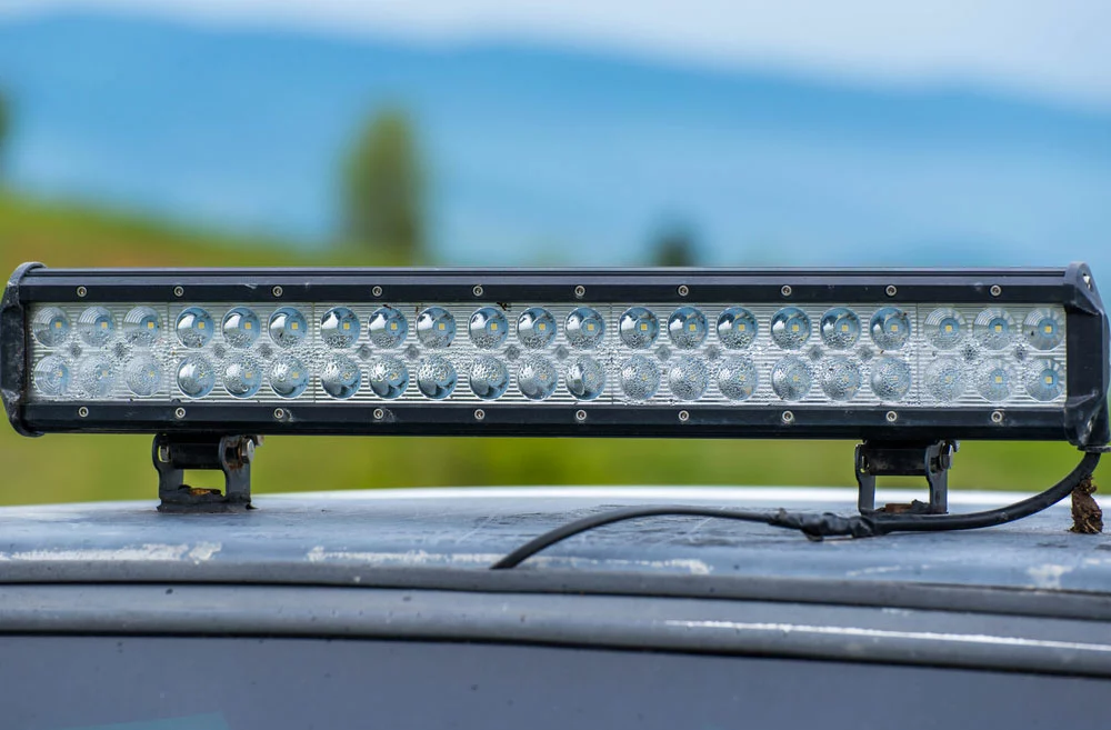 These light bars can help the driver with improved visibility in low-light areas.