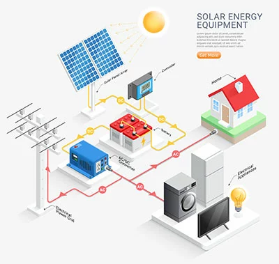 Solar Bank Battery