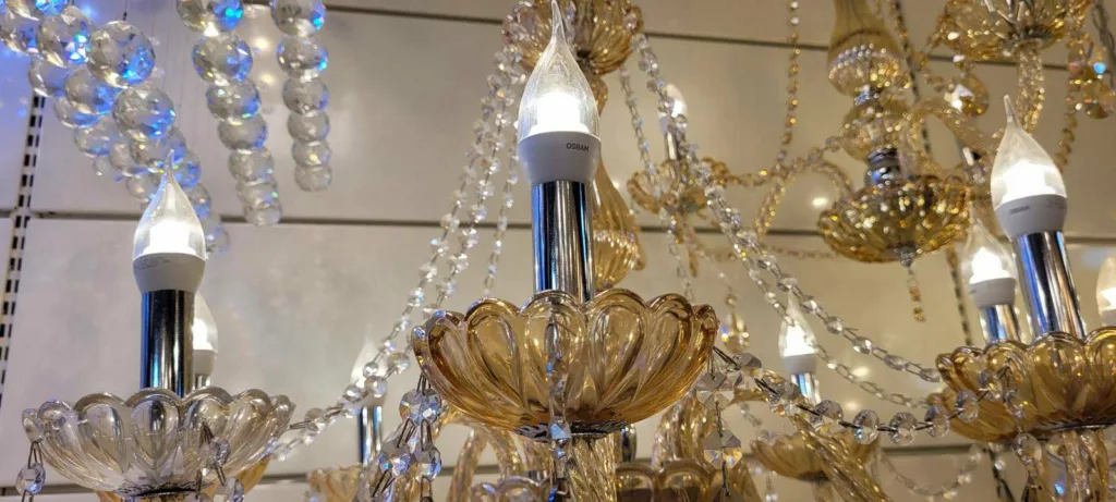 classic lamp antique model in ambient lighting