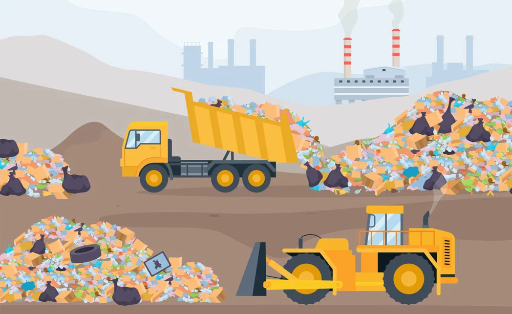 Biomass Energy Advantages and Disadvantages-  Biomass production reduces landfills