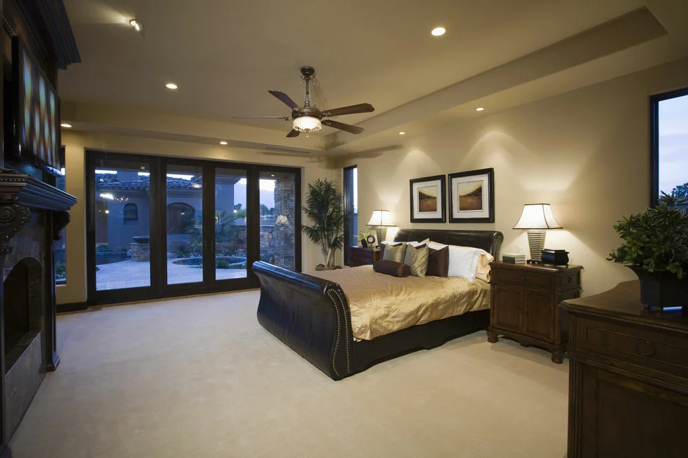 Recessed bedroom lights