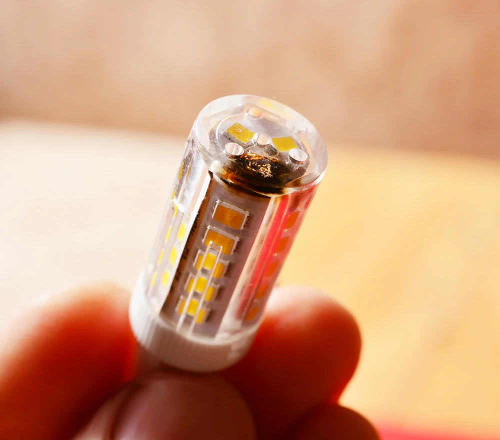 Fix faulty LED bulbs to prevent short-circuiting. 