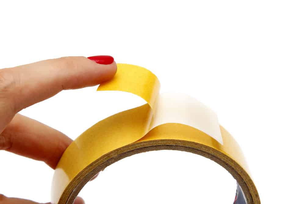 The double-sided tape serves as a great alternative.