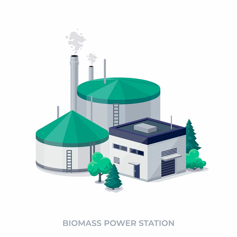 A Biomass power station