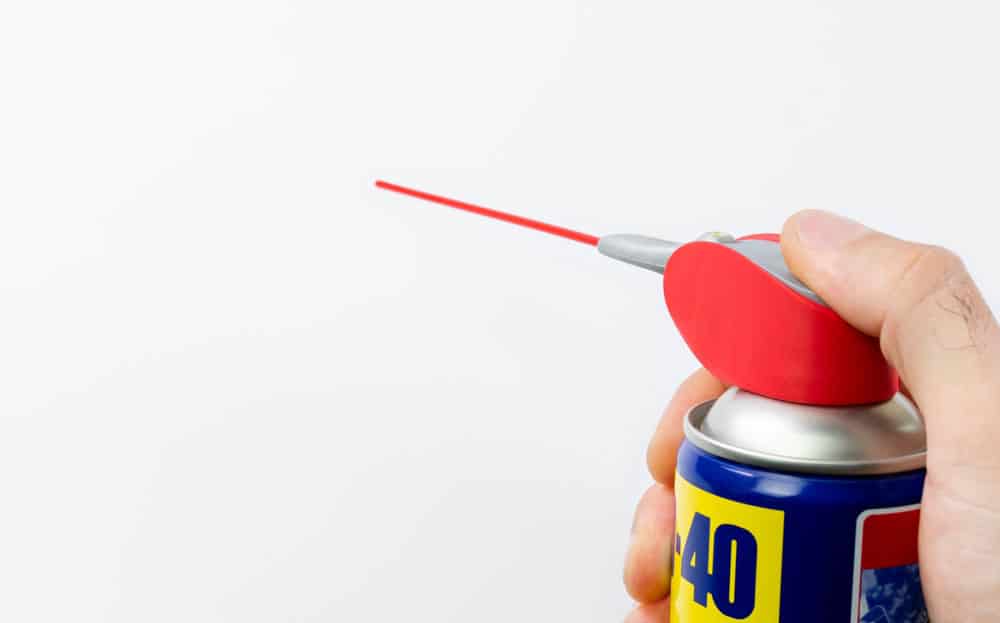 WD-40 can help remove leftover adhesive on the back of the LED light strip.