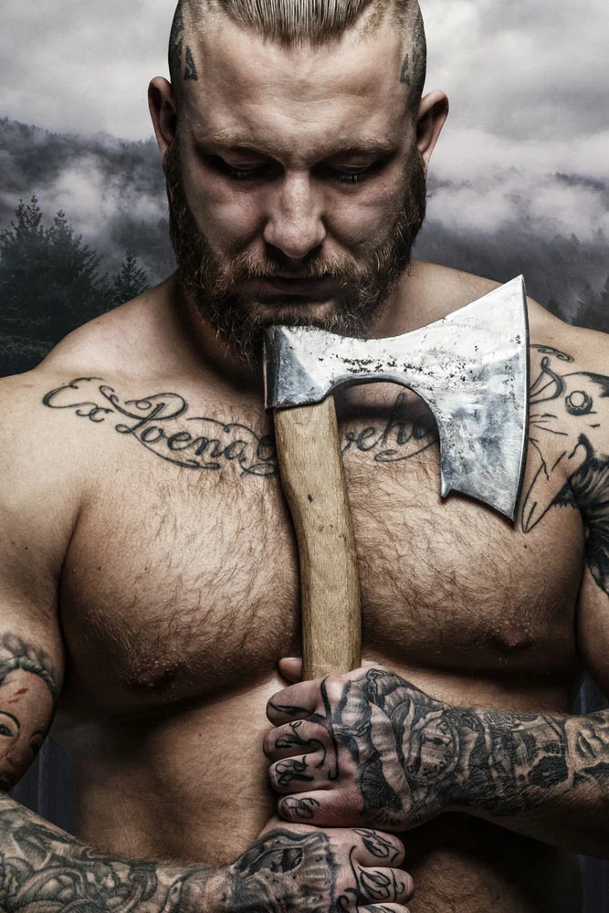 A Viking with an Axe