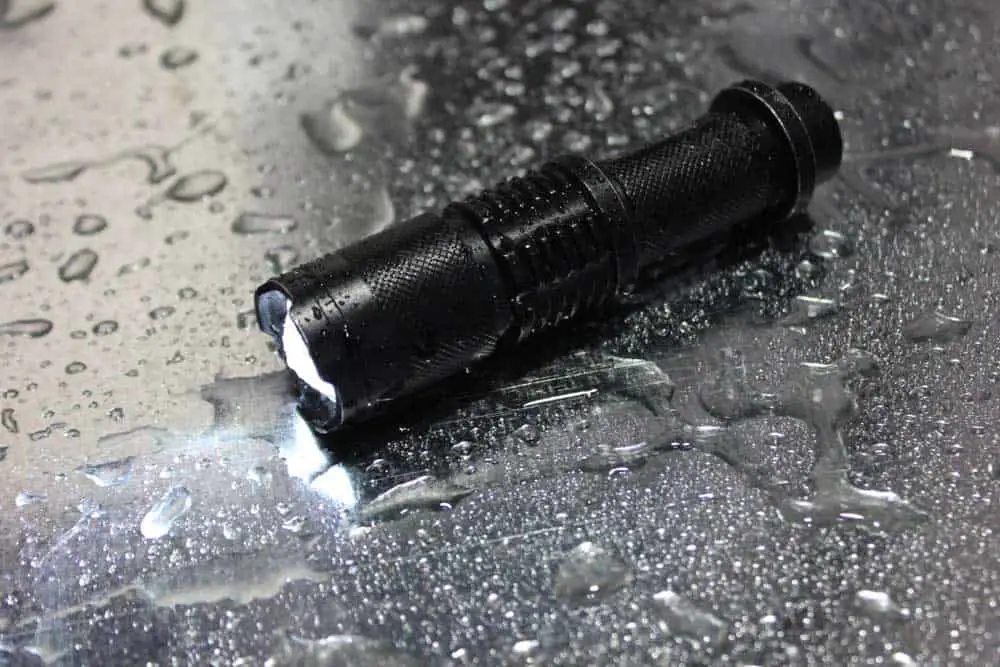 Waterproof torch wet