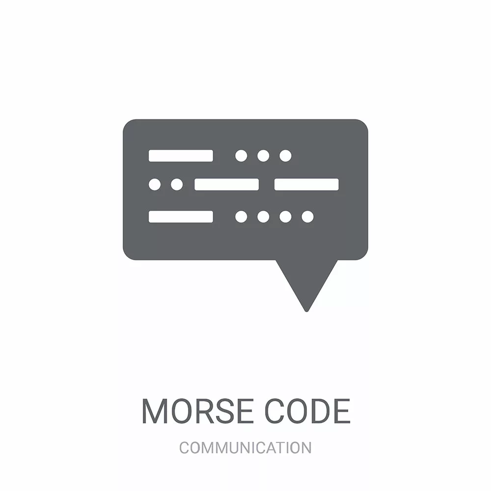 A morse code vector. 